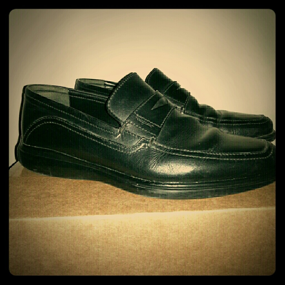 Size 10 Black Salvatore Ferragamo Loafer